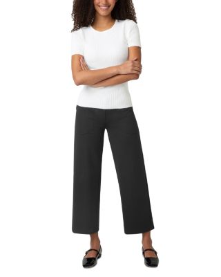 Cropped Wide Leg Pants
