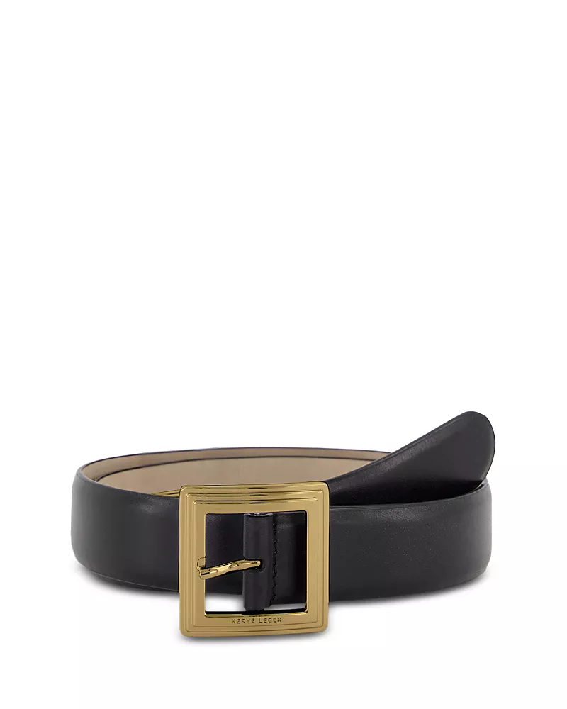 Herve Leger Constance Women's Leather Belt