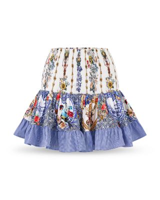 Short Shirred Skirt