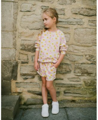 Girls' French Terry Daisies Sweatshirt - Big Kid