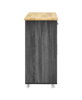 Culinary Kitchen Cart with Spice Rack