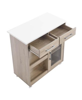 Culinary Kitchen Cart with Spice Rack