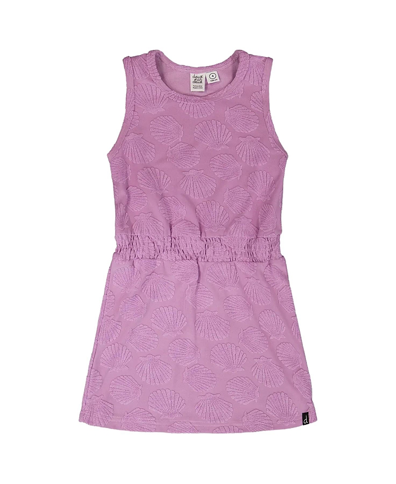 Deux par Deux Girls' Sleeveless Terry Cloth Beach Dress - Little Kid
