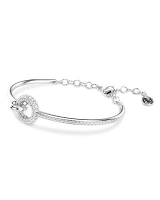 Dextera Crystal Circle Bangle Bracelet