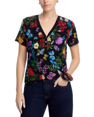 The Janie Favorite Short Sleeve Henley Tee