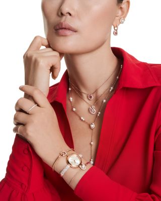 Symbolica Crystal & Cubic Zirconia Horseshoe Bangle Bracelet