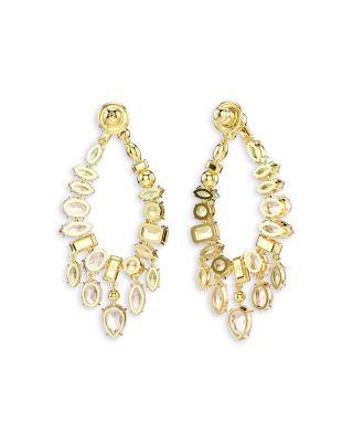 Gema Mixed Crystal Open Chandelier Earrings