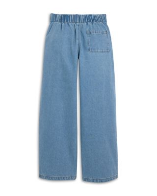 Girls' High Rise Wide Leg Denim Jeans, Big Kid - Exclusive 