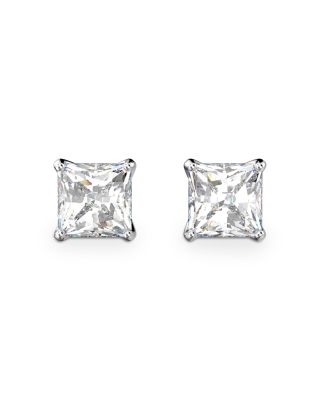 Stilla Attract Crystal Square Stud Earrings