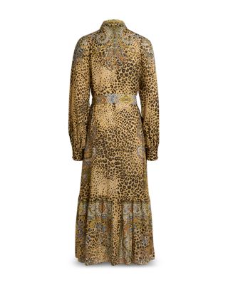 Midi Shirt Dress with Belt