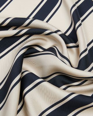 Striped Silk Scarf
