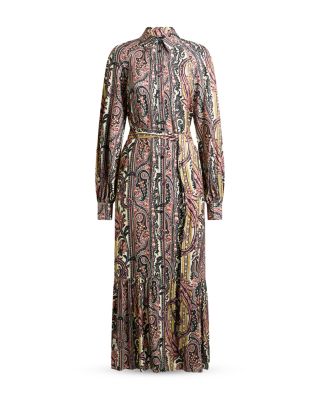 Midi Shirt Dress with Belt