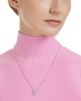 Symbolica Mixed Stone Horseshoe Pendant Necklace, 16.5-19.25"