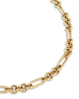 BLM Gold Metropolitan Link Chain Bracelet in 14K Yellow Gold, 18"