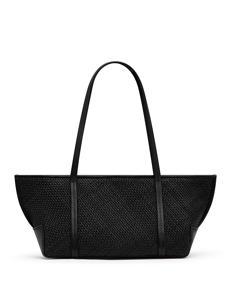 St. Agni Bateau Slim Woven Leather Tote