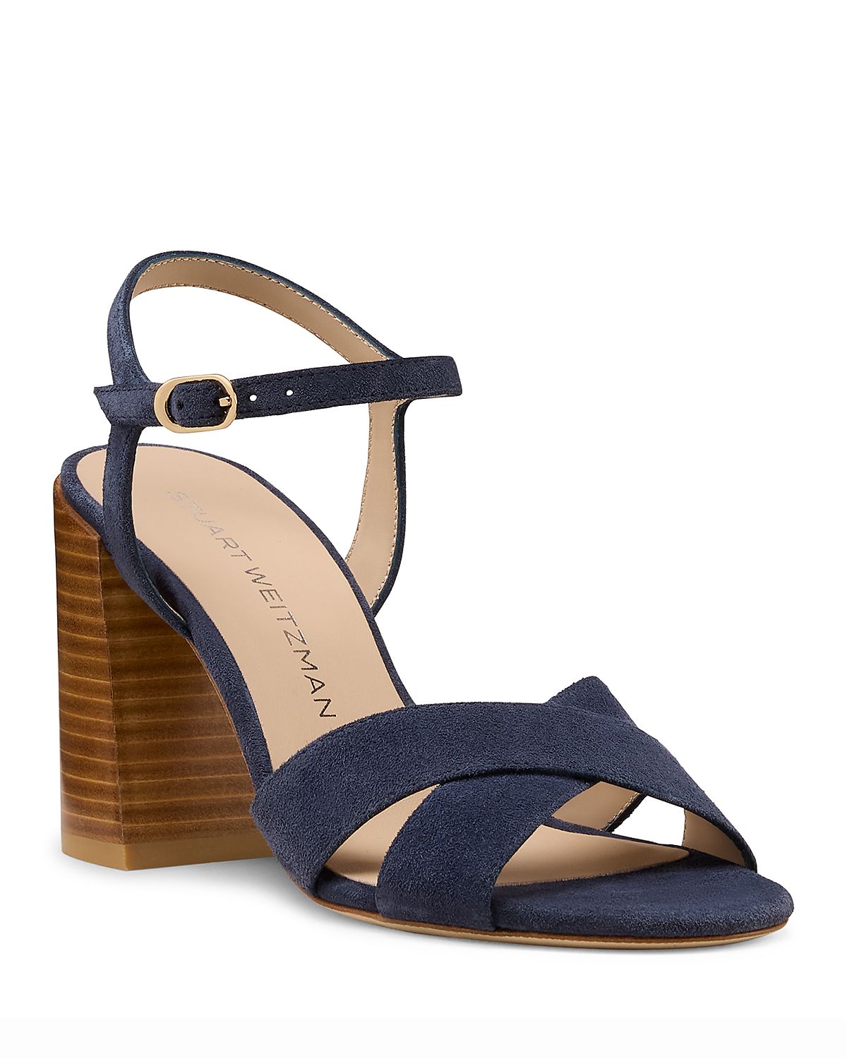 Stuart Weitzman Women's Alyssa 85 Block Heel Sandals