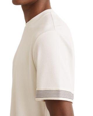 Textured Tape Cuff T-Shirt