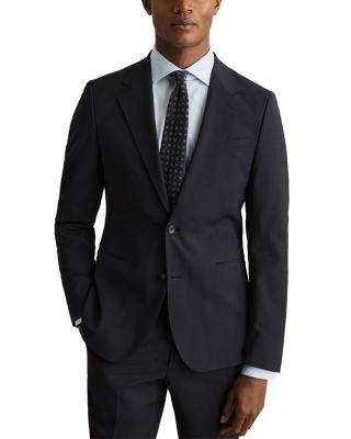 Plain Weave Tailored Fit Suit Jacket