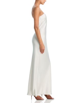 Bias Strapless Gown