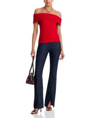 Ponte Off-the-Shoulder Top - Exclusive