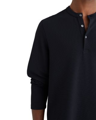 Textured Henley Shirt