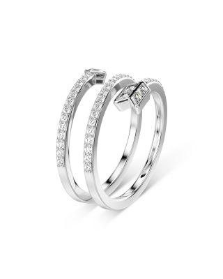 Idyllia Crystal & Cubic Zirconia Arrow Wrap Ring