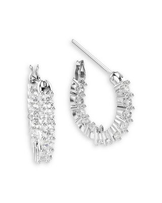 Matrix Vittore Crystal Hoop Earrings