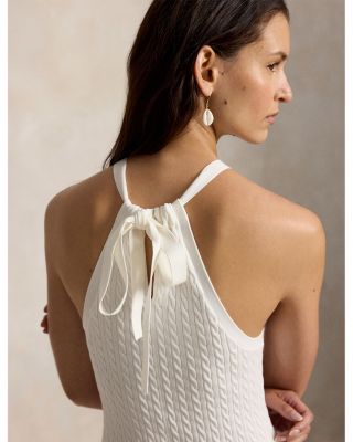 Cable Knit Halter Dress