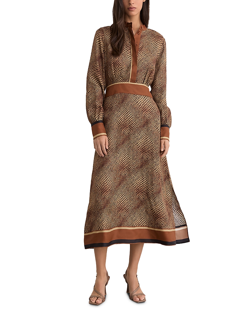 Reiss Petites Leia Animal Print Dress