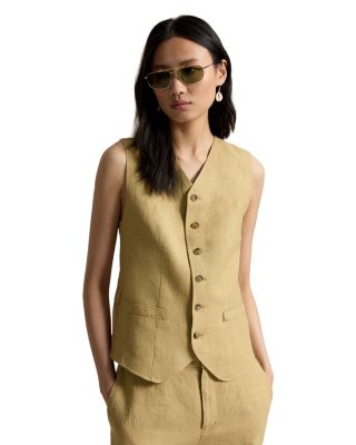 Buttoned D&eacute;lav&eacute; Vest