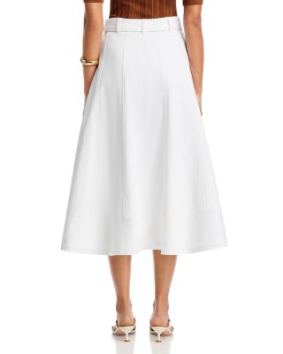 White Denim Zelda Skirt