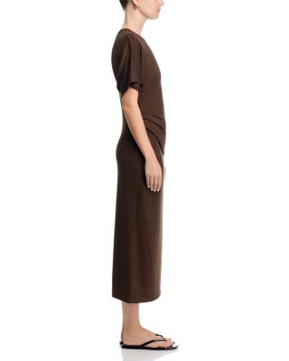 Ruched Midi Dress