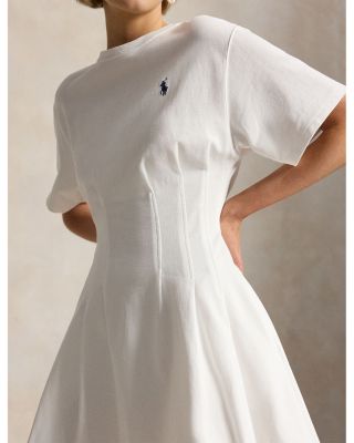 Shaped Cotton Jersey Tee Dress
