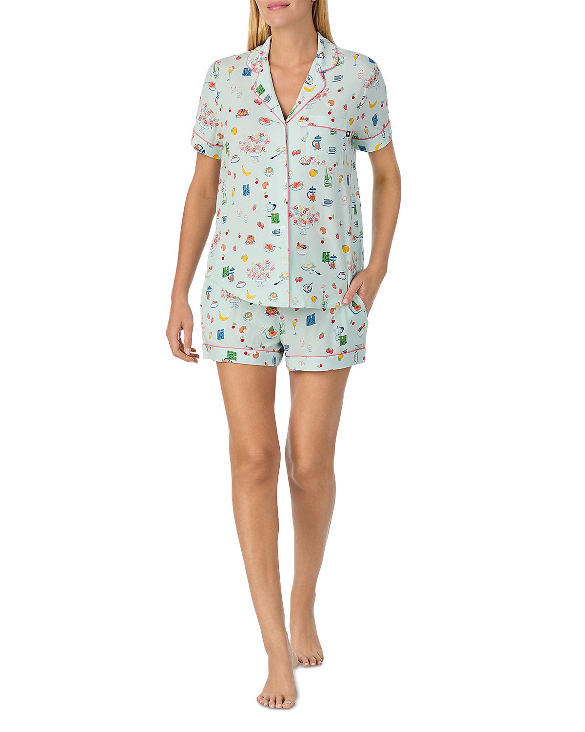 kate spade new york Shirt & Shorts Pajama Set