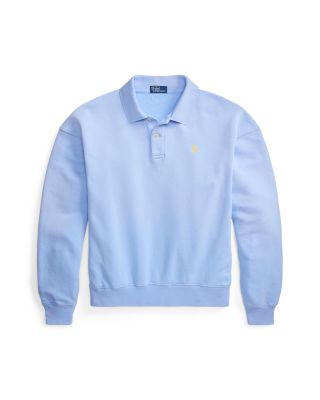 Lightweight Fleece Long Sleeve Polo