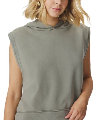 Greta Terry Sleeveless Hoodie