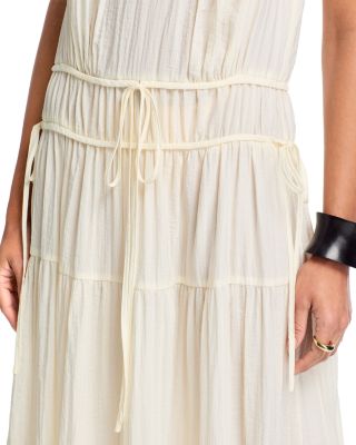 Soft Pleated Turn Up Dress
