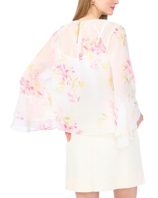 Double Ruffle Sleeve Blouse