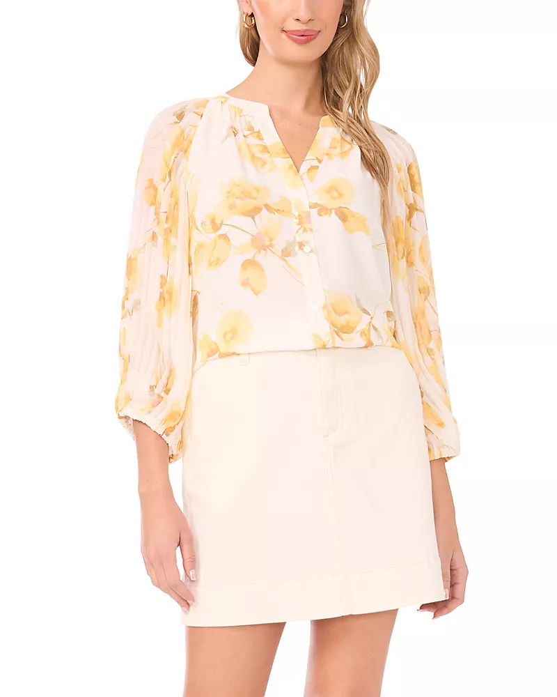 Vince Camuto Button Up Blouse