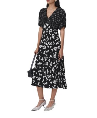 Lulu V-Neck Midi Dress