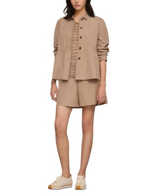 Metallic Stripe Crewneck Sweater