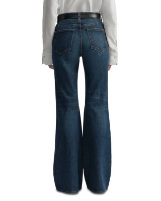 The 347 High Rise Flare Jeans in Dark Classic Blue