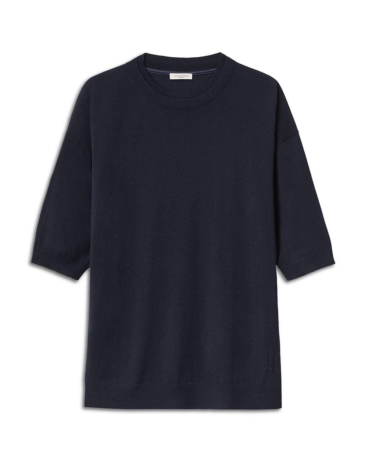 Lafayette 148 New York Drop Shoulder Crewneck Sweater