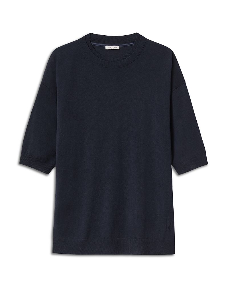 Lafayette 148 New York Drop Shoulder Crewneck Sweater