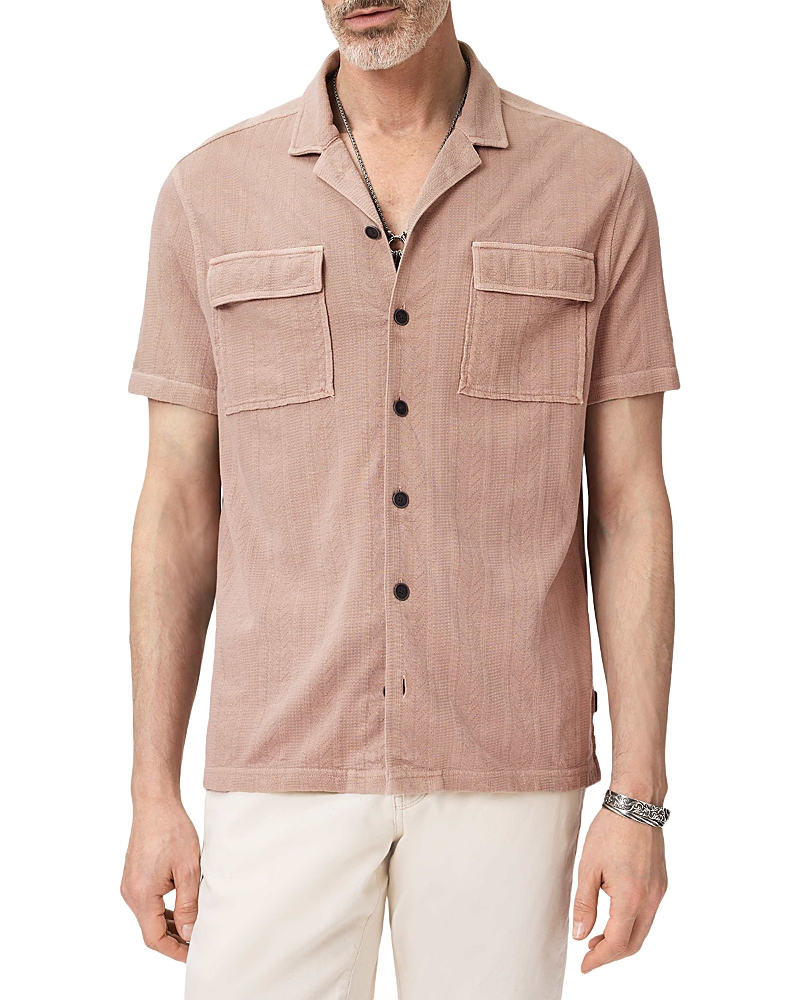 John Varvatos Amadora Short Sleeve Camp Collar Shirt