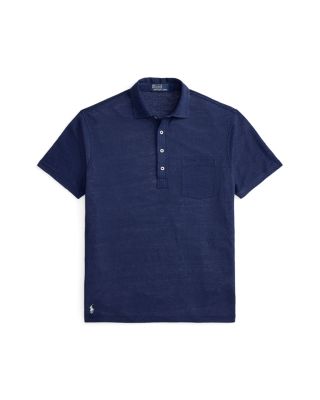 Standard Fit Linen Piqu&eacute; Polo Shirt