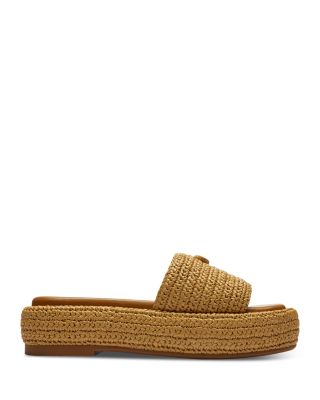 Women's Sculpted C Espadrille Platform Slides
