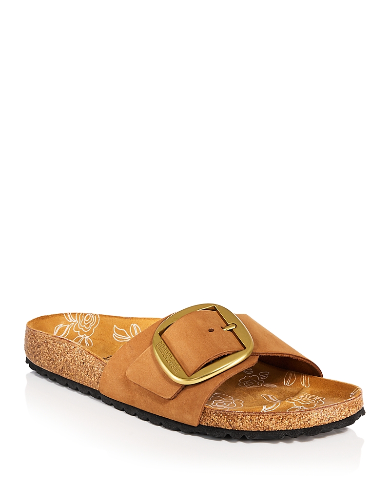 Birkenstock Women's Madrid Big Buckle Printed Footbed Slide Sandals