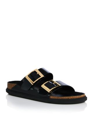 Women's Arizona Droplet Big Buckle High Shine Slide Sandals