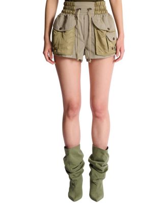  Cotton and Twill Utility Shorts